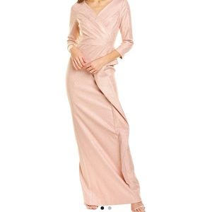 Teri Jon Jacquard (Rose Gold)